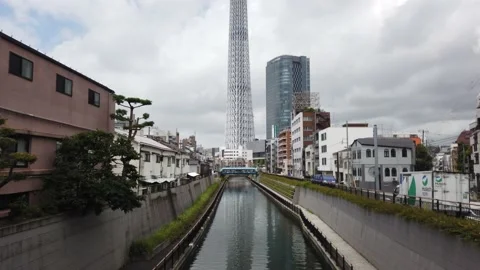 Tokyo Sky Tree Stock Footage 148087099