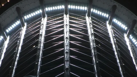 Tokyo Sky Tree night view in Tokyo, japan Stock Footage 101373374