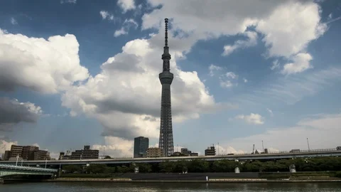 Tokyo sky tree obsarvation 動画素材 95443896