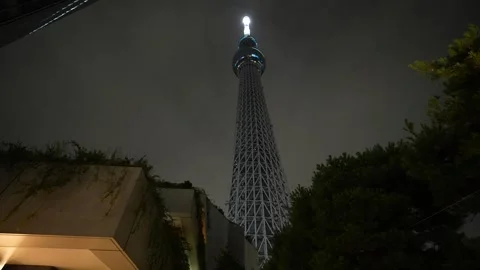 Tokyo Sky Tree Special Lighting 2023 Stock Footage 251415872
