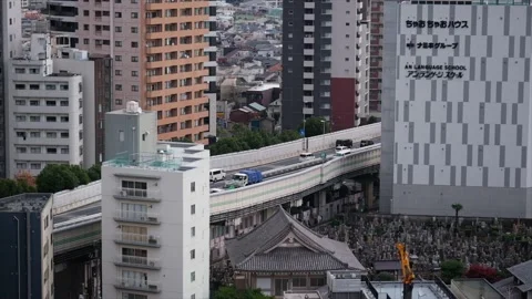 TOKYO Sky View Video stock 229573081