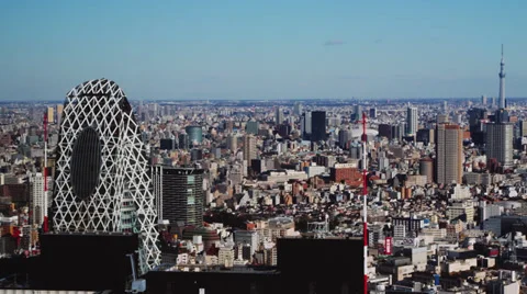 Tokyo Skyline Stock Footage 35967983