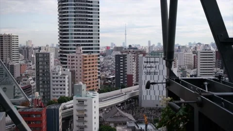 Tokyo Skyline Ikebukuro Stock Footage 229573128