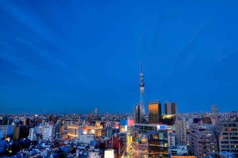 Tokyo Skyline Stock Photos