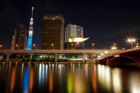 Tokyo Skyline Stock Photos