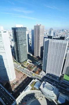 Tokyo skyline Stock Photos