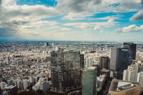 Tokyo skyline Stock-Fotos