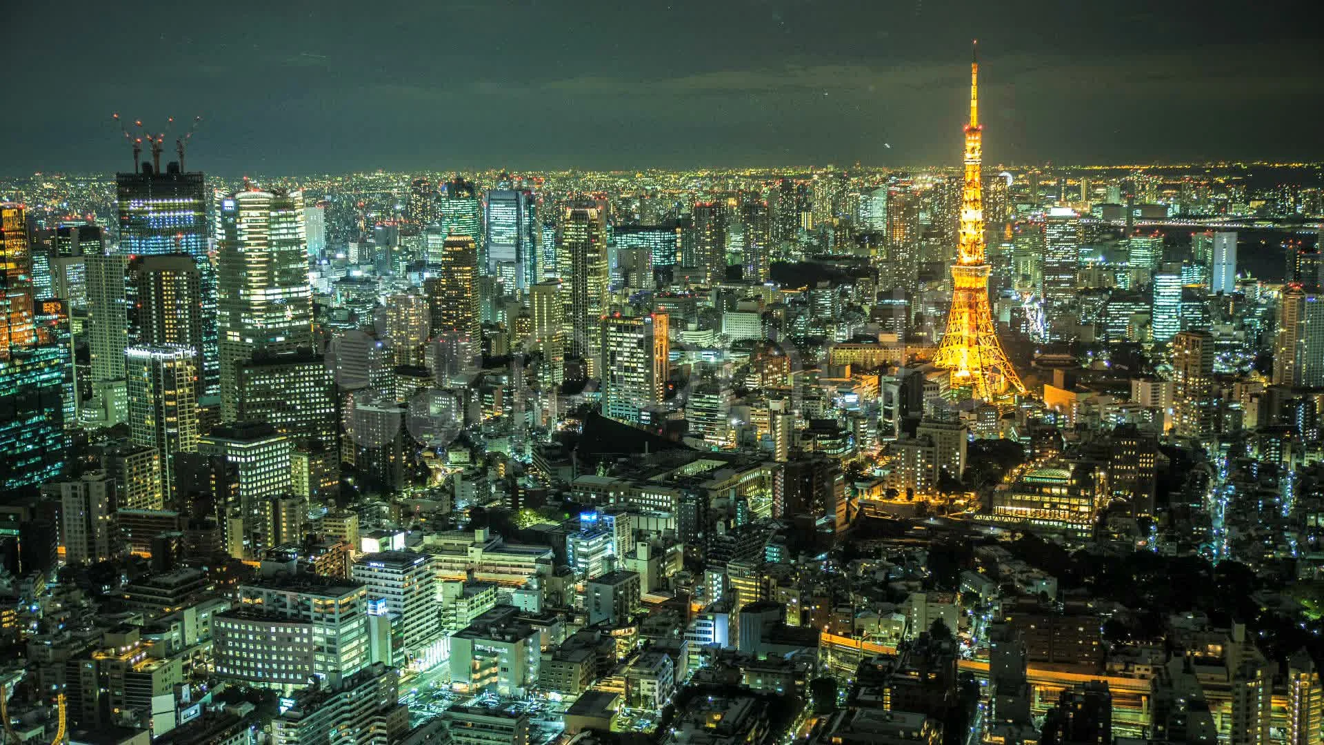tokyo skyline time lapse night footage 022151325_prevstill