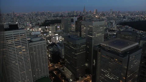 Tokyo Skyline Timelapse Stock Footage 37392842