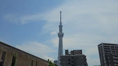 Tokyo - Skytree, Iconic Landmark, Panoramic Views [8K] Stock Footage 282196814