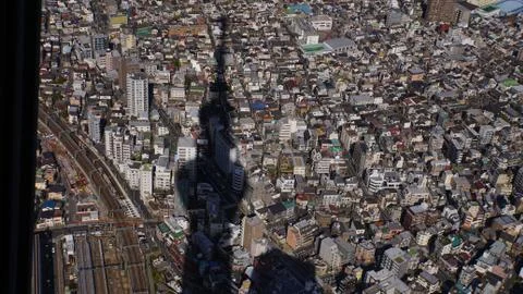 Tokyo from Skytree Stock Photos