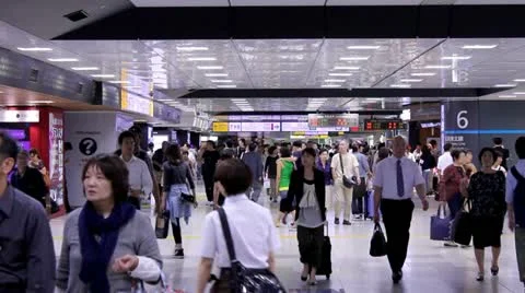 Tokyo station 2 Stock Footage 21759190