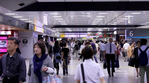 Tokyo station 2 Stock Footage 34284618