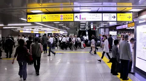 Tokyo station 3 Stock Footage 21758778