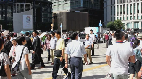 The Tokyo station 3 Stock Footage 32113685