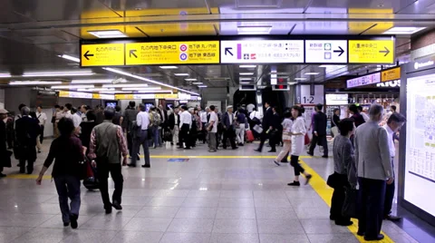 Tokyo station 3 Stock Footage 34284006