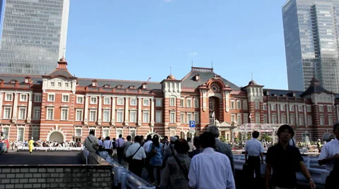The Tokyo station Stock Footage 32121181