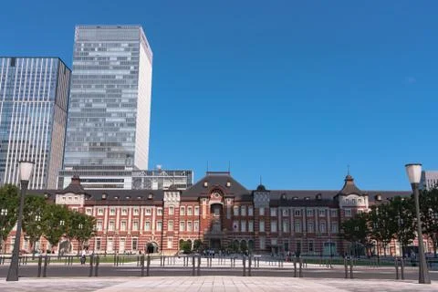Tokyo Station Front Square Stock Photos