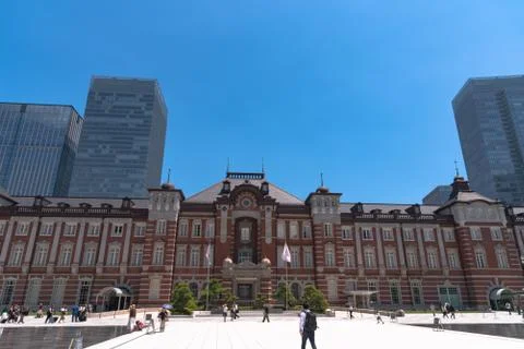 Tokyo Station Front Square 스톡 사진