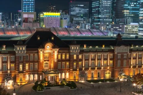 Tokyo Station Front Square Foto stock
