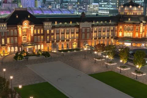 Tokyo Station Front Square Stock Photos