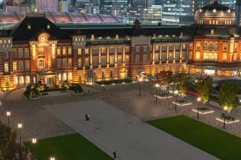 Tokyo Station Front Square Stock-Fotos