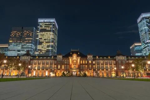 Tokyo Station Front Square Foto stock