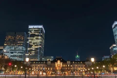 Tokyo Station Front Square Foto stock