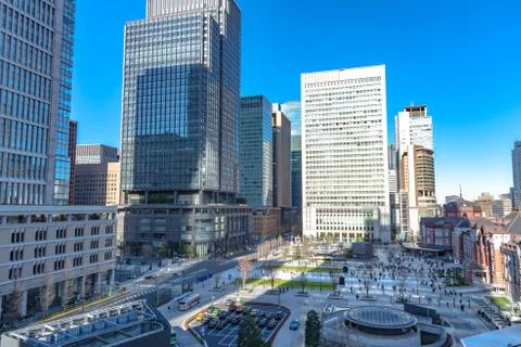 Tokyo Station Front Square Stock Photos