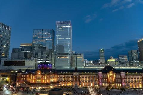 Tokyo Station Front Square 스톡 사진