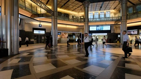 Tokyo Station Interior Stock Footage 94432460