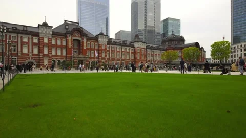 Tokyo Station Time Lapse 30fps Stock Footage 237256703