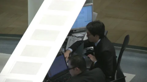 Tokyo Stock Exchange Stock Footage 36775651