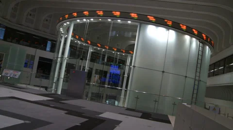 Tokyo Stock Exchange Stock Footage 36775776