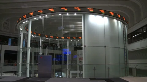 Tokyo Stock Exchange Stock Footage 36775818