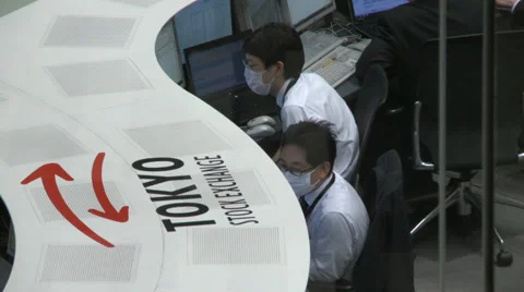 Tokyo Stock Exchange Stock-Footage 36775968