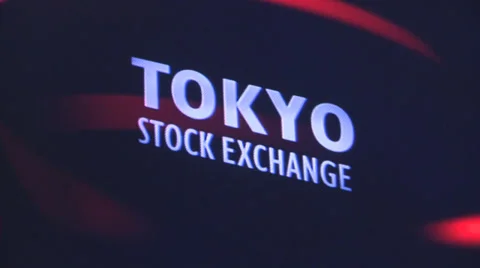 Tokyo Stock Exchange Stock Footage 36776078