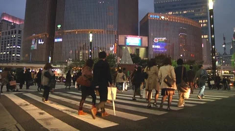 Tokyo street Stock Footage 7755739