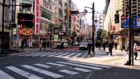 Tokyo street Stock Footage 70182132
