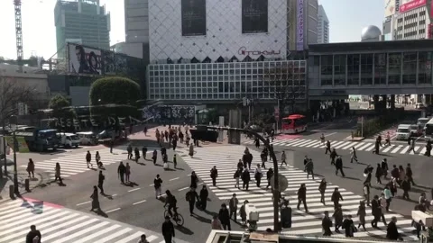Tokyo Street Stock Footage 165791285