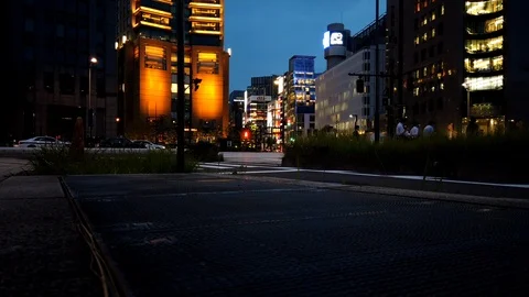 Tokyo Street Time Lapse  Video stock 112687547