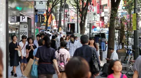 Tokyo streets Stock Footage 21905327