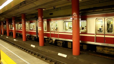 Tokyo subway (4) Stock Footage 41860833