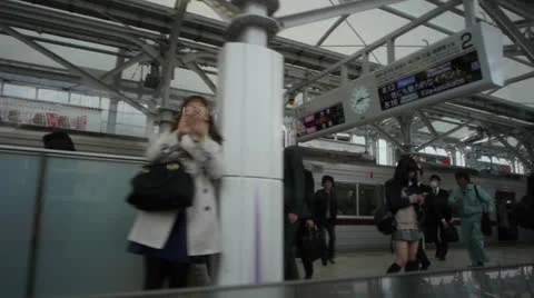 Tokyo Subway Out Train Window 2 Stock Footage 25602517
