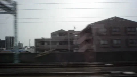 Tokyo Subway Out Train Window 5 Stock Footage 25602550