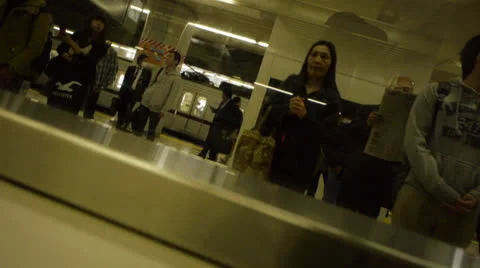 Tokyo Subway Out Train Window 7 Stock Footage 25602596