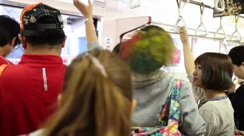 Tokyo subway is a part of the extensive rapid transit system in Japan Video stock 40011734