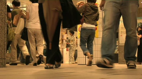 Tokyo Subway Undercrank 4 Stock Footage 330976