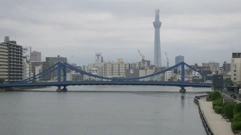 Tokyo Sumida River 2021May Video stock 154881559