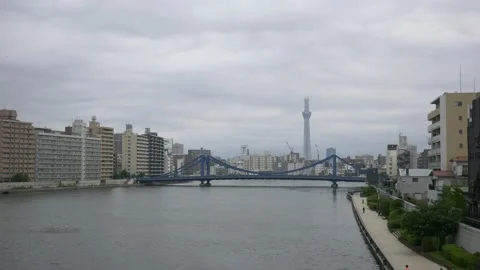 Tokyo Sumida River 2021May Stock Footage 154881938